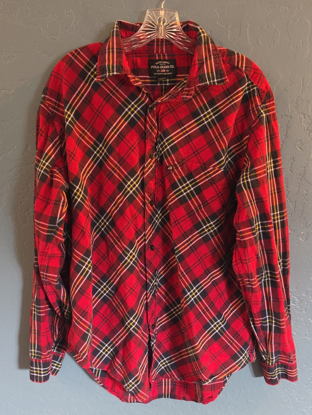 Polo by Ralph Lauren Red Plaid Button-Down Shirt
